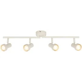 Briloner Deckenlampe 4-flammig schwenkbar Altweiß