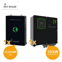 Solaranlage Photovoltaikanlage 10 kW Hybridwechselrichter Batterie POWERSET23-19