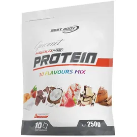 Best Body Gourmet Premium Pro Protein Mix Beutel 10 x 25 g