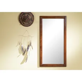MASSIVMOEBEL24.DE Spiegel Akazie 115x6x60 Nougat lackiert Oxford #327