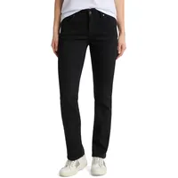 Mustang Regular-fit-Jeans "Julia", Damen, Gr. 30, Länge 30, schwarz (midnight schwarz), Denim/Jeans, Obermaterial: 65% Baumwolle, 31% Polyester, 4% Elasthan, unifarben, regular fit knöchellang, Jeans, im Five-Pocket Style