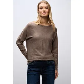 STREET ONE Basic Dolman Pullover Braun 34
