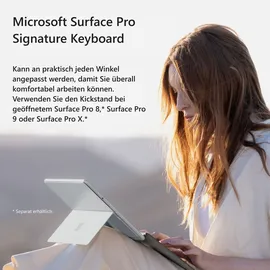 Microsoft Tastatur und Schutzhülle für Surface Pro rot