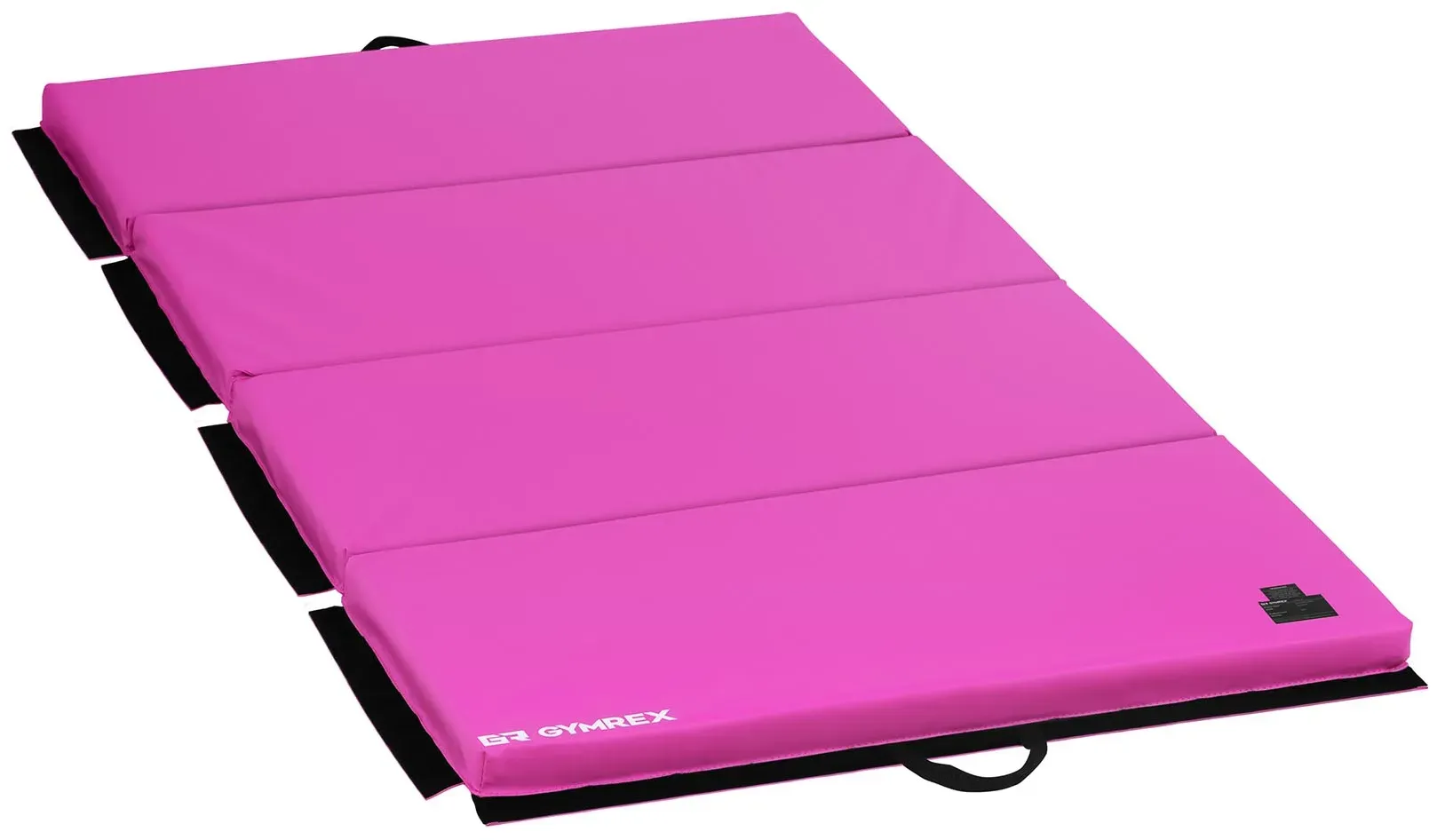 Gymrex Weichbodenmatte - 200 x 100 x 5 cm - faltbar - Pink/Pink - belastbar bis 170kg GR-FM_20