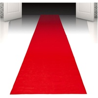 Boland 44167 - Roter Teppich, 450 x 60 cm, Dekoration, Karneval, Mottoparty, VIP, Hochzeit, Halloween