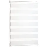 Blumtal Doppelrollo 90 x 155 cm weiß