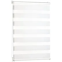 Blumtal Doppelrollo 90 x 155 cm weiß