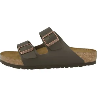 Birkenstock Arizona Naturleder schmal dunkelbraun 39