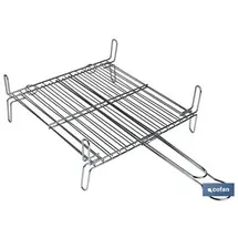 Cofan Doppelter Verzinkter Grill, 25x25cm