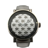 666Barcelona Unisex Erwachsene Analog Quarz Uhr mit Leder Armband 666-203