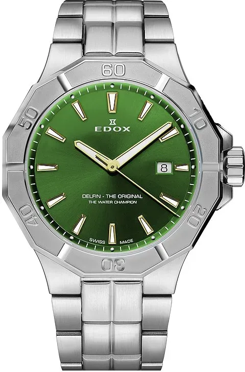 Edox Taucheruhr Delfin The Original 53021 3M VID - silber