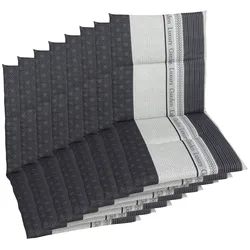 Sesselauflage GO-DE "Amalfi", grau, B:48cm H:4cm T:108cm, Polyester, Baumwolle, Polyurethan, Polsterauflagen, 108x48 cm