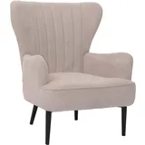 MCW Lounge-Sessel MCW-K37 Cord 290g/m2 75 x 75 x 75 cm Beige