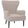 MCW Lounge-Sessel MCW-K37 Cord 290g/m2 75 x 75 x 75 cm Beige