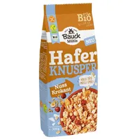 Bauckhof Hafer Knusper Müsli Nuss Krokant bio