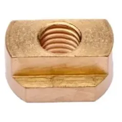 Duotone Board Spare TrackNut Brass for Air (4pcs) Board Ersatzte, Konfiguration: M6
