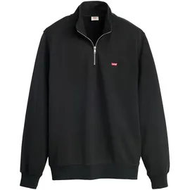 Levi's Original HM 1/4 Zip Sweatshirt Herren Schwarz XL