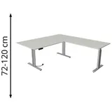 Kerkmann Winkelschreibtisch Move 3 Lichtgrau