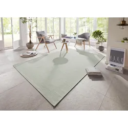 Teppich ELLE DECORATION "Millau" Gr. 6, grün, B:200cm H:4mm L:290cm, Kunstfaser, Teppiche, Flachgewebe, In-& Outdoor, Modern, Terrasse, Balkon, Wohnzimmer