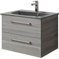 Saphir »Serie 6025 Mineralmarmor-Waschtisch mit Unterschrank, 67 cm breit«,