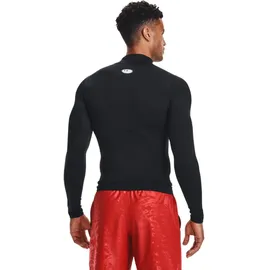 Under Armour HeatGear Armour Mock langarm Trainingsshirt Herren 001 black/white L