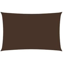 vidaXL Sonnensegel Oxford-Gewebe Rechteckig 5x8 m Braun
