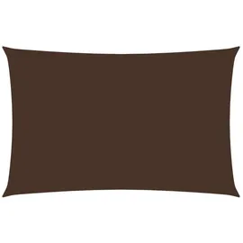 vidaXL Sonnensegel Oxford-Gewebe Rechteckig 5x8 m Braun