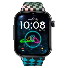 SaveFamily SaveWatch Plus 2 GPS+Cellular 49,8 mm Schwarz Silikonarmband Loop
