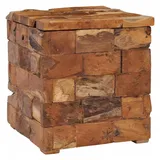 vidaXL Hocker Massivholz 40 x 45 x 40 cm Braun