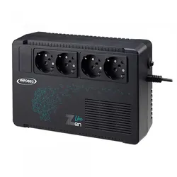 Infosec Zen Live 500, Line-Interaktiv, 0,5 kVA, 300 W, Sine, 162 V, 290 V