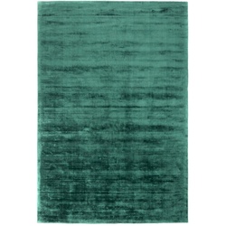 Teppich MORGENLAND "Designer Chester" Teppiche Gr. B/L: 140 cm x 200 cm, 10 mm, 1 St., grün (seegrün) Designerteppiche Viskose