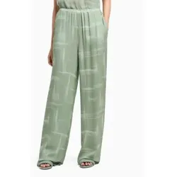 Armani Exchange für Damen. XW000572AF12051F7037 Hochgeschnittene Hose mit weitem Bein grün (XXL), Lässig, Viskose
