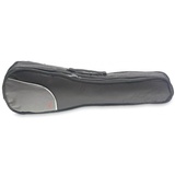 Stagg 19678 Nylon Tenor-Ukulelentasche (Polsterung: 10mm, Einzel-Schulterriemen) schwarz/grau
