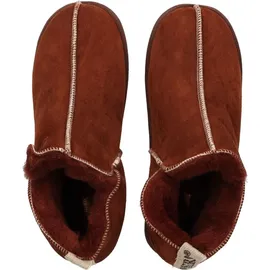 SHEPHERD Pantoffeln Braun/Rot 50