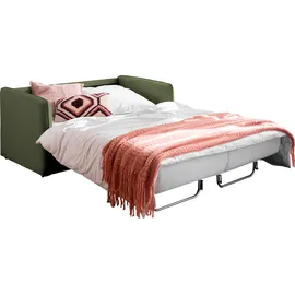 INOSIGN Schlafsofa »Milano« zwei einzeln ausziehbare Liegefunktionen grün