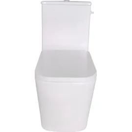 Sanicomfort Aliki Square Stand-WC mit WC-Sitz Weiß