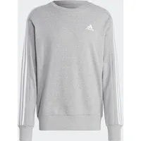 Adidas Essentials French Terry 3-Streifen Sweatshirt Medium Grey Heather S