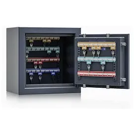 ISS safe4key Schlüsseltresor grau mit 64 Haken Elektronikschloss