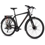 Airtracks 28 Zoll Trekking Fahrrad TR.2870 Shimano Deore 30 x Gang RD-T6000 SGS Schwarz 55 CM