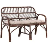 Luxusbetten24 Gartenbank Tobias, Aus Rattan