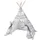 Pets Collection Haustierzelt Tipi Segeltuch 56x56x74 cm