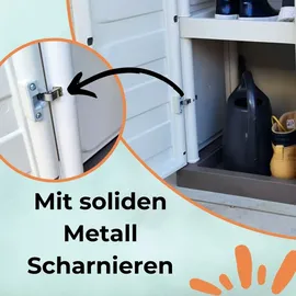 GarPet Gartenschrank 0 x 0 x 0 cm Weiß
