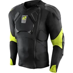 EVS Ballistic Pro, Protektorenjacke - Schwarz/Neon-Gelb - XL