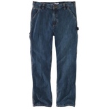CARHARTT Loose Fit Utility Jeans - blau, (H45) - W38/L32
