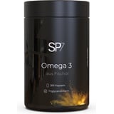 SP7 Omega 3 Kapseln [HOCHDOSIERT] - 365 Fischöl Kapseln mit je 1000mg Fischöl pro Tagesdosis - Omega 3 Fischöl Kapseln mit reichlich EPA & DHA - Aus nachhaltigem Fischfang - Fish Oil (1er Pack)