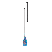 Starboard Lima Tiki Tech / Carbon 2teilig SUP Paddel 23 Leicht, Teilbarkeit: 2teilig (passt nicht in die Tasche), Blatt Größe: L, Farbe: WAVE, Paddel Flex: S40, Paddel Schaft Durchmesser: 26mm