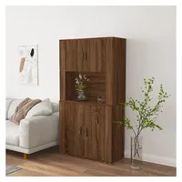 VidaXL Highboard Braun Eichen-Optik Holzwerkstoff - Braun