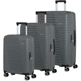 American Tourister Roadrush Koffer-Set 3-tlg. grau/schwarz