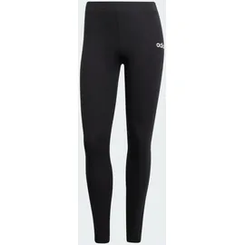 adidas Essentials Linear Cotton Leggings Black / White XL