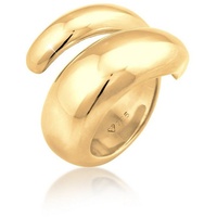Nenalina Fingerring »Wickelring Spiral Fingerschmuck 925 Silber«, 71305107-54 Gold ohne Stein